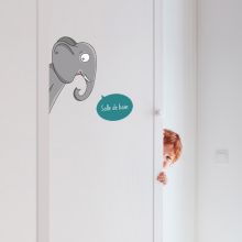 Sticker de porte éléphant (côté gauche)  par Série-Golo