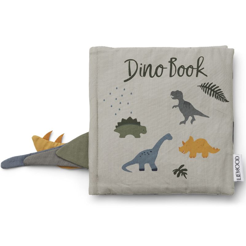 Livré bébé en tissu Dennis Dino vert d'eau Liewood