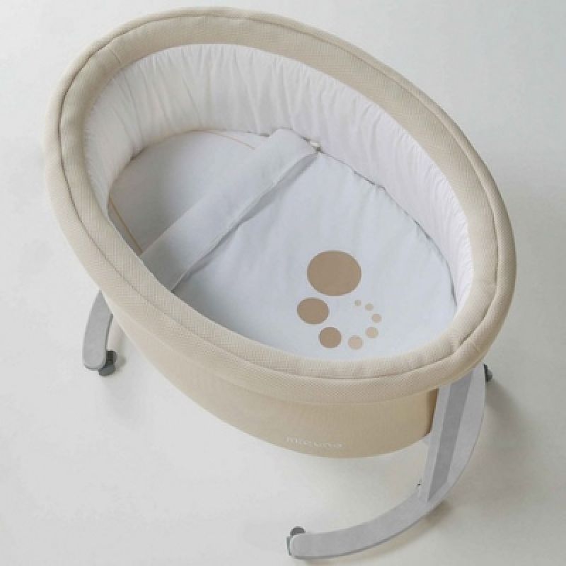 Berceau Smart panier Moïse beige avec support au choix Micuna
