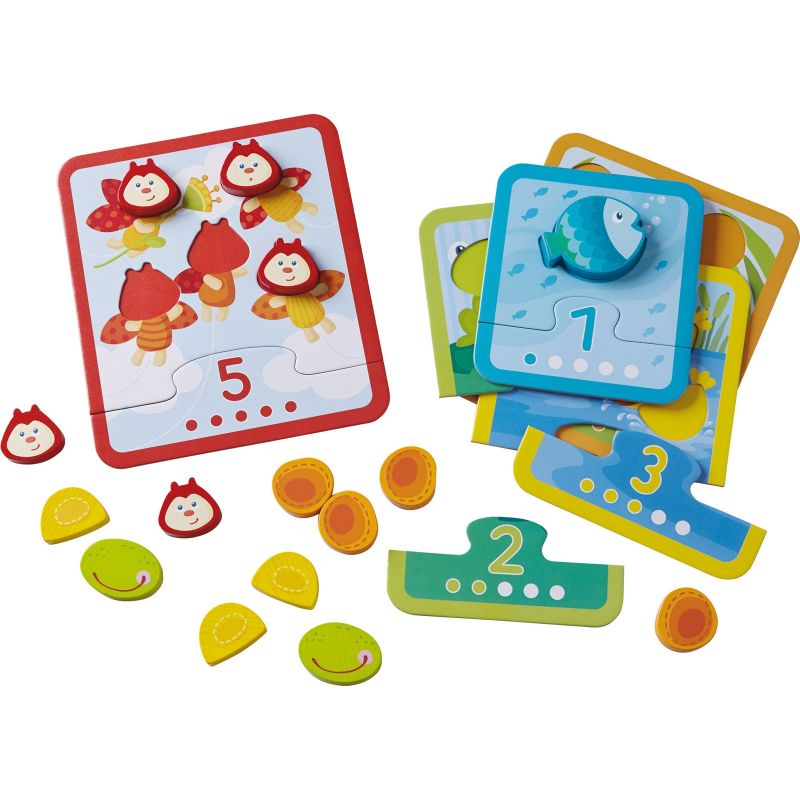 Jeu d'association animaux et chiffres Haba