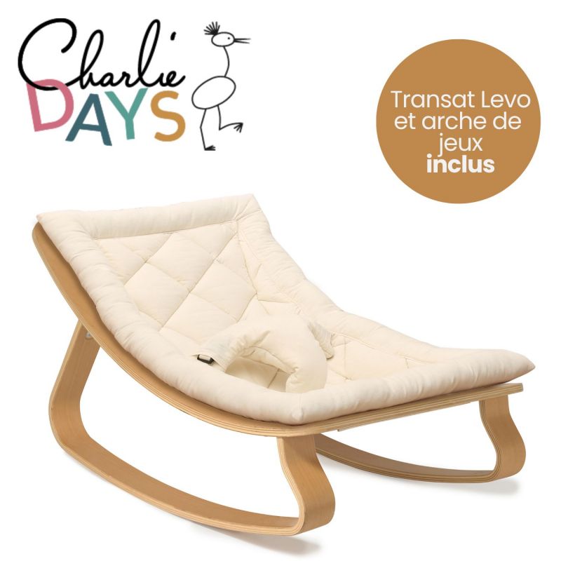 Pack transat Levo Organic Milk + arche de jeux Charlie Crane Produit 1