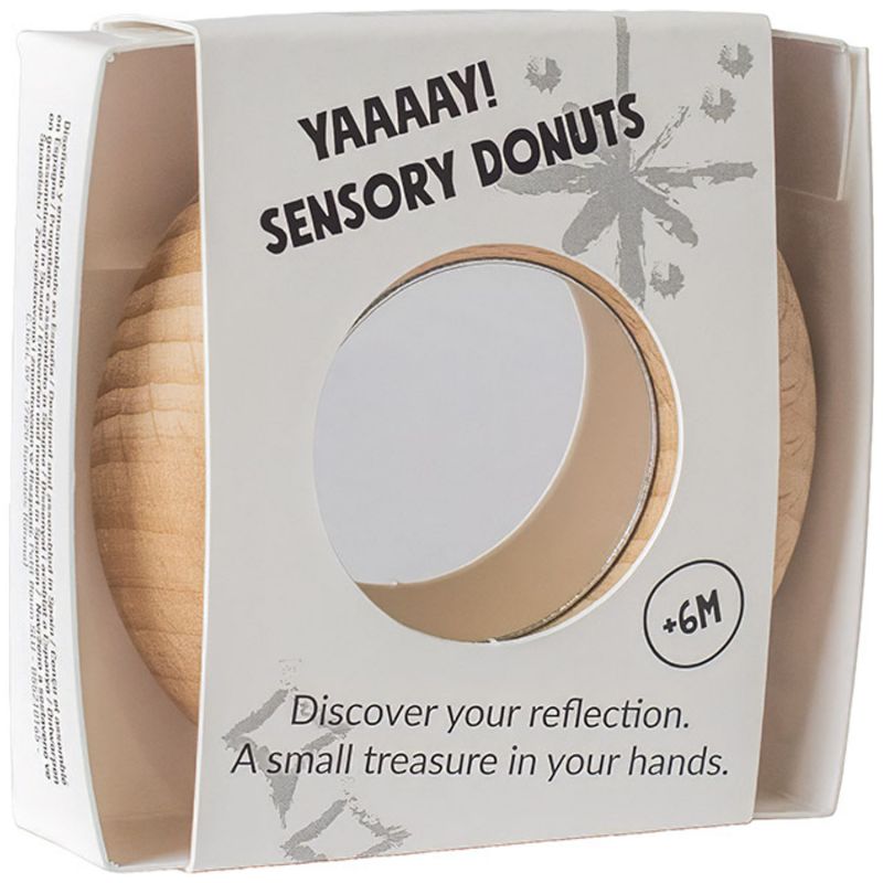 Hochet sensoriel Sensory Donut Reflect Petit Boum Packaging 9