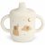 Variation Beige, marron, jaune du produit Tasse à bec en silicone Neil Elephant Crème de la crème de la marque Liewood