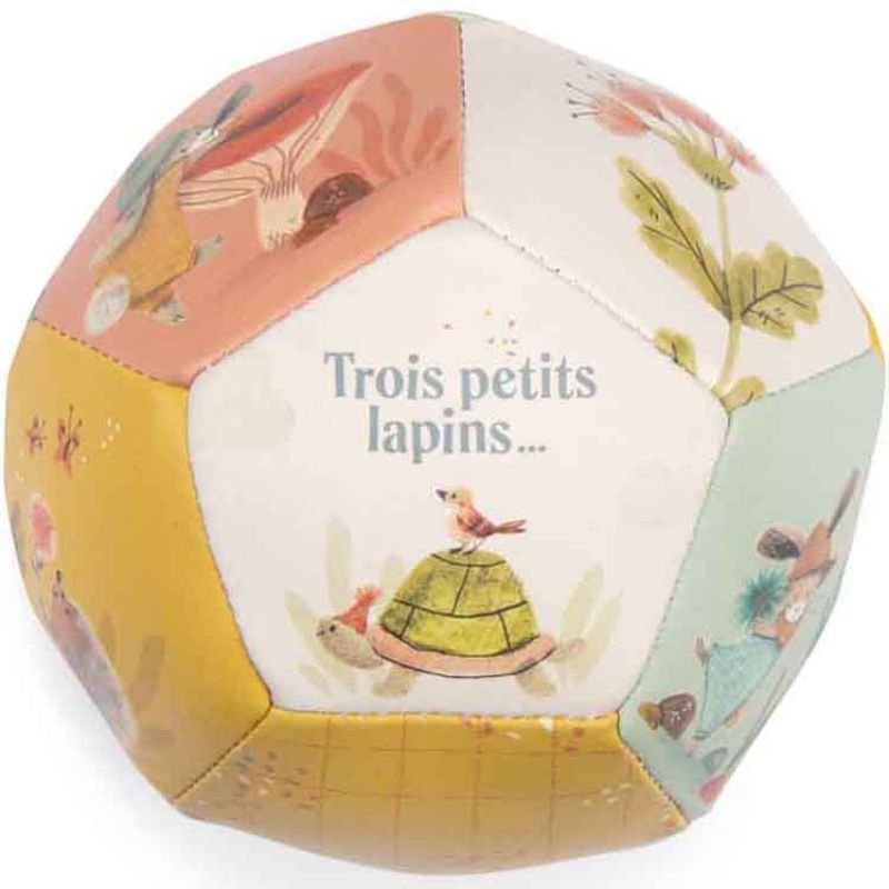 Ballon souple Trois petits lapins (10 cm) Moulin Roty Produit 1 grande taille