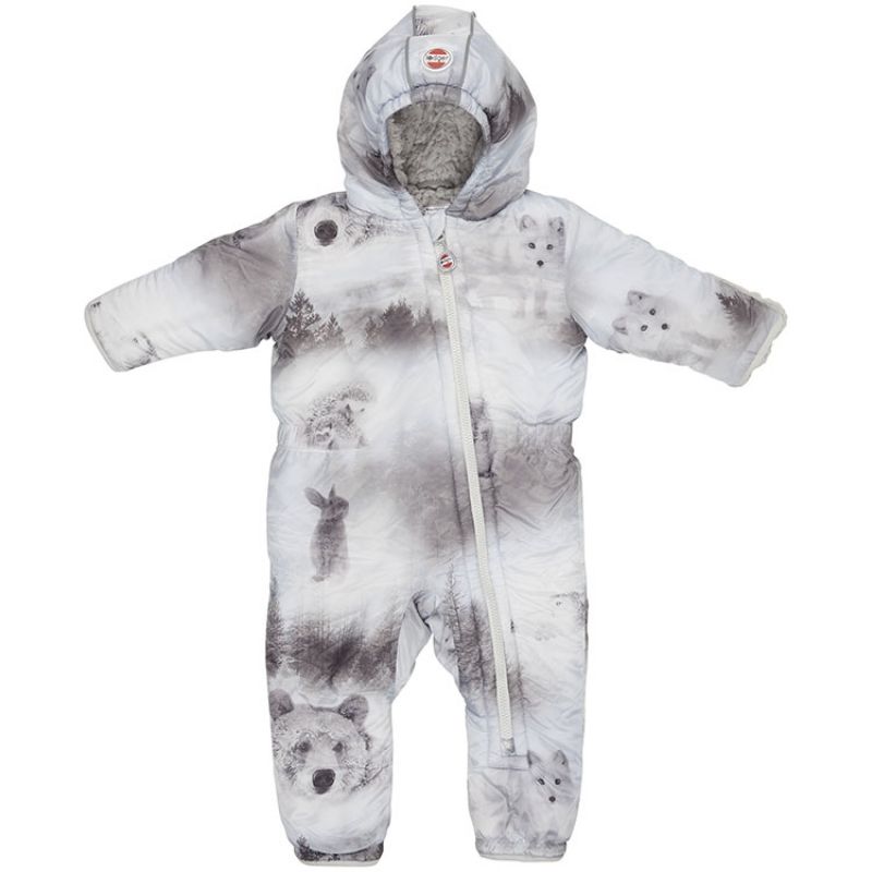 Combinaison pilote Skier grise ours Botanimal (18-24 mois) Lodger