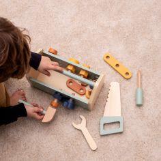 Boîte à outils en bois All animals