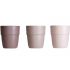 Lot de 3 gobelets Yummy rose (160 ml) - Done by Deer Lot de 3 gobelets Yummy rose (160 ml) - Done by Deer