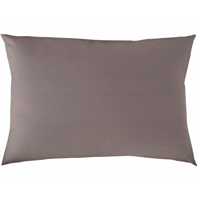 Taie d'oreiller en coton bio taupe (40 x 60 cm) P'tit Basile