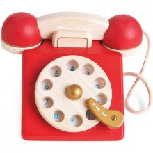 Téléphone vintage en bois Honeybake  par Le Toy Van