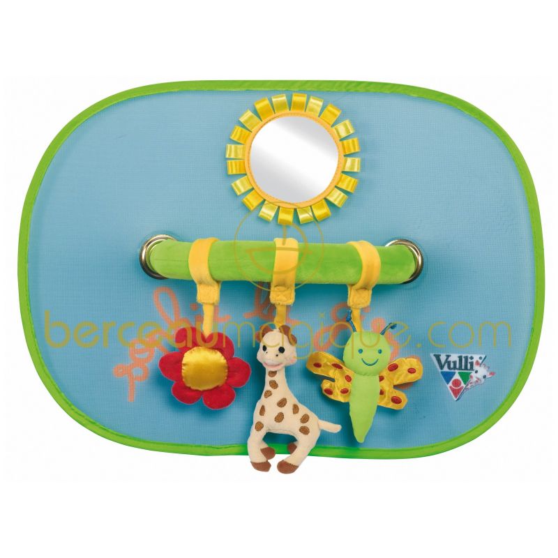 Pare-soleil avec arche activités Sophie la Girafe (lot de 2) Sophie la girafe