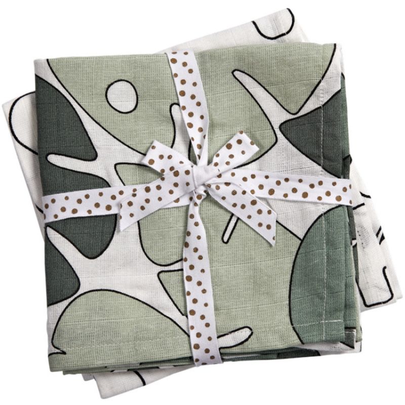 Lot de 2 langes Tiny tropics (70 x 70 cm) Done by Deer