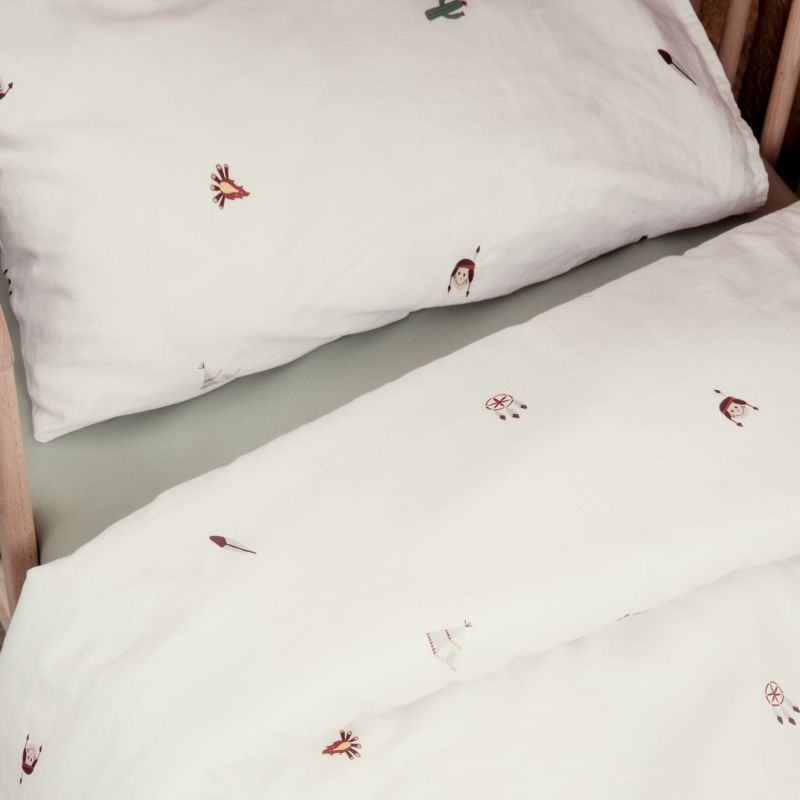 Housse de couette en coton bio Petit Plume (100 x 140 cm) Kadolis Ambiance 4