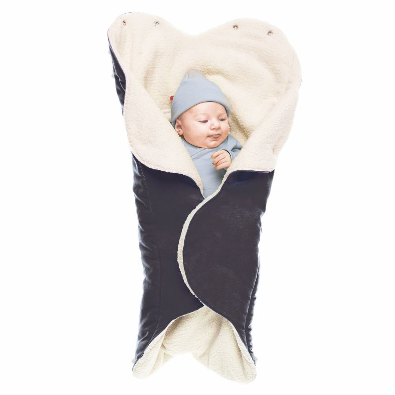 Couverture nomade hiver Nore noir (0-9 mois) Wallaboo