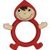 Anneau de dentition en silicone Chaperon rouge T'es fou louloup - Ebulobo