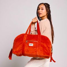 Sac à langer Basile Velours Brique - Hindbag