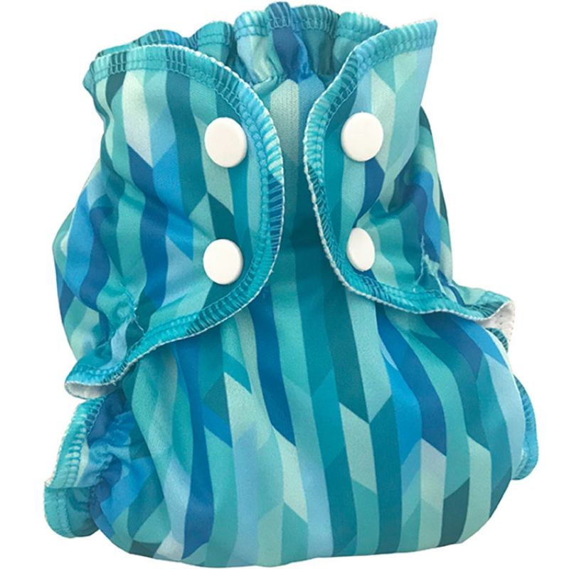 Couche lavable TE2 Tout En 2 Ice Breaker (Taille 1 : 2,5 à 9 kg) AppleCheeks