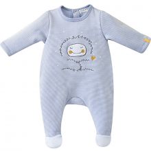 Pyjama Dors bien Petit Yeti rayé (9 mois)  par Sucre d'orge