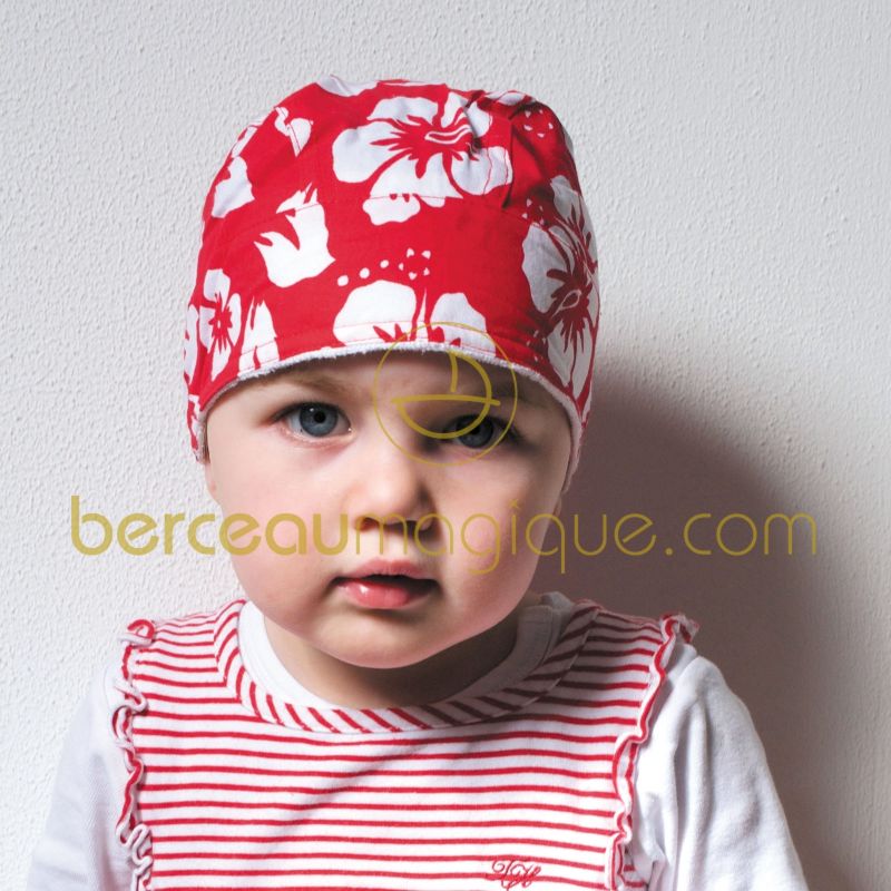 Bandana rouge anti-UV BabyWrapz (2 tailles) BB & Co