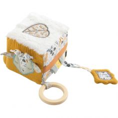 Cube d'activités daim et tilleul Promenons-nous - Sauthon
