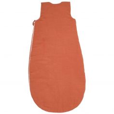 Gigoteuse ouatinée en gaze de coton Terracotta TOG 2,5 (6-24 mois)
