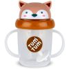 Tasse antifuite avec paille lestée Renard (200 ml) - TUM TUM