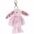 Variation Violet, rose, blanc du produit Porte-clé Blossom Luxe Lapin Thislepop de la marque Jellycat