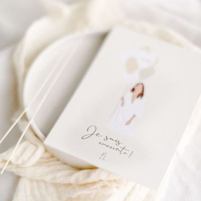 Cartes étapes grossesse 9 Mois Pleine Lune