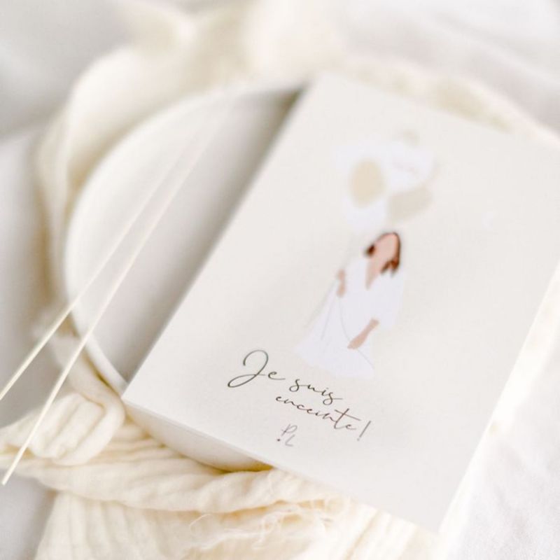 Cartes étapes grossesse 9 Mois Pleine Lune Produit 1