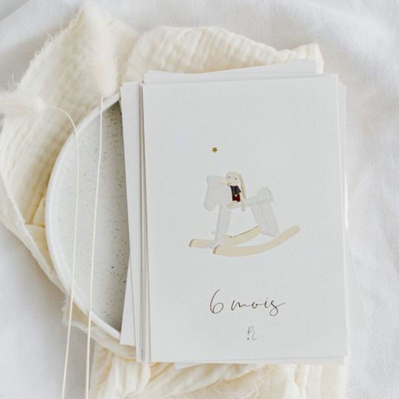 Cartes étapes grossesse 9 Mois Pleine Lune Produit 5