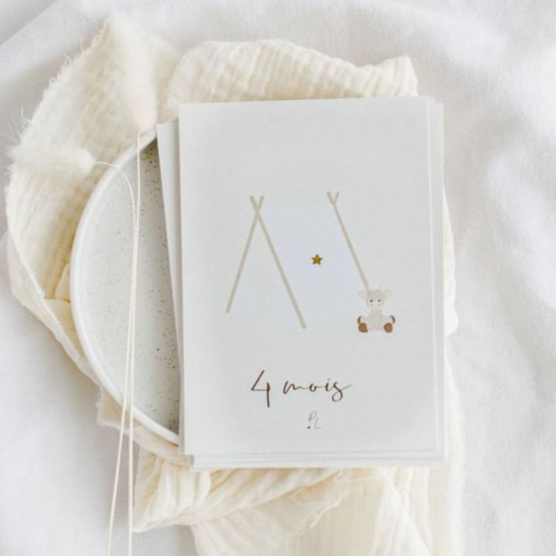 Cartes étapes grossesse 9 Mois Pleine Lune Produit 7