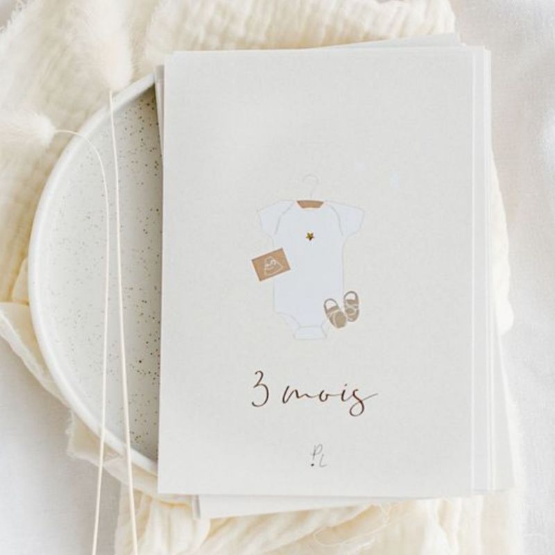 Cartes étapes grossesse 9 Mois Pleine Lune Produit 8