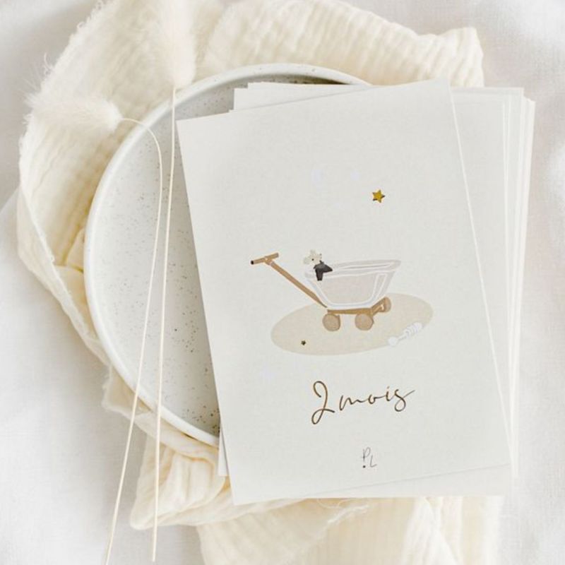 Cartes étapes grossesse 9 Mois Pleine Lune Produit 9