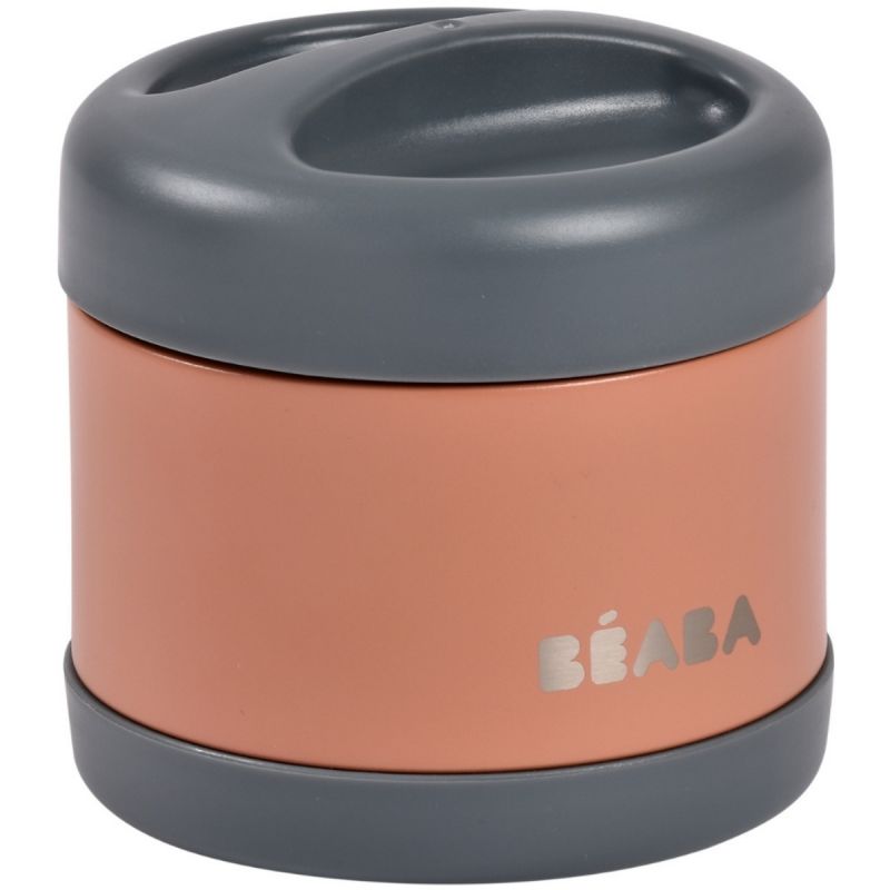 Thermos alimentaire en Inox mineral grey terracotta (500 ml) Béaba Produit 4