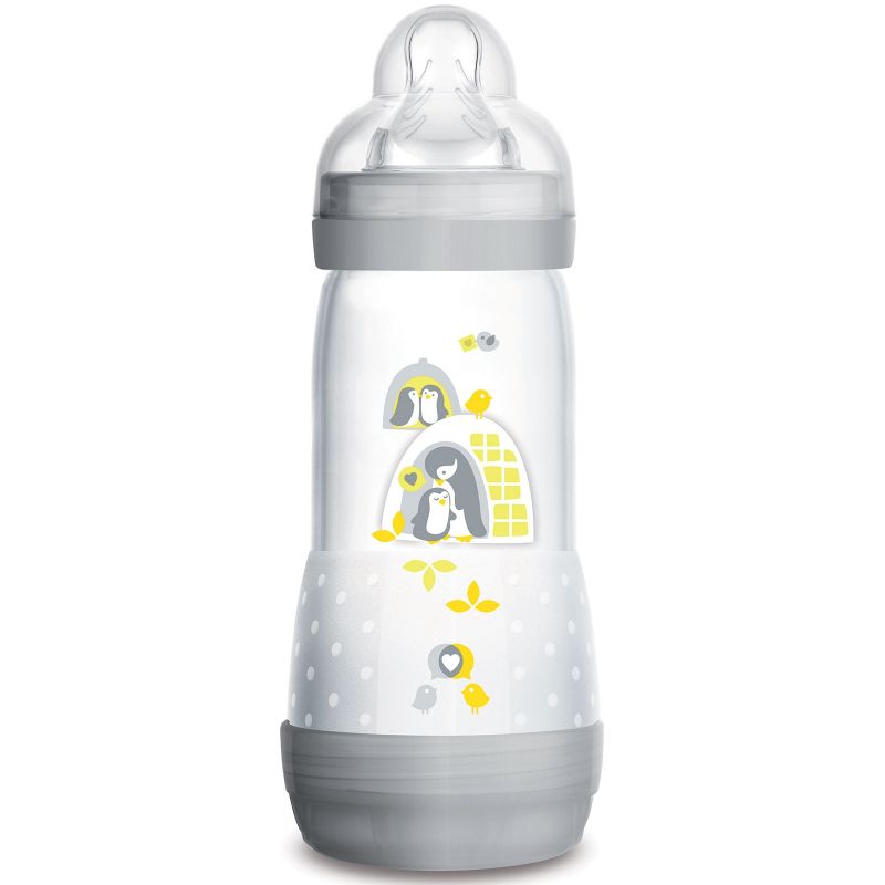 Biberon Easy Start anti-colique pingouin - débit 3 rapide (320 ml) MAM