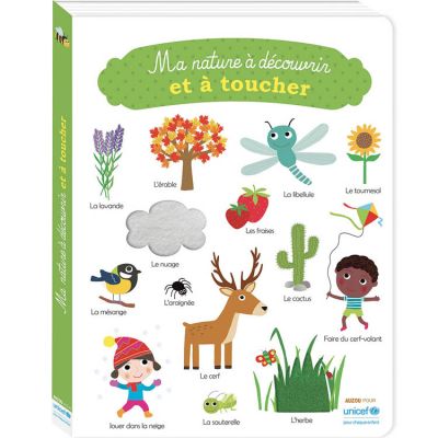 Livre Ma première nature à toucher