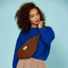 Sac banane L Sasha Chocolat  par Hindbag