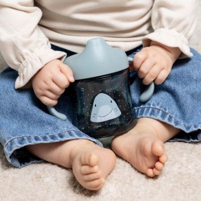 Tasse d'apprentissage avec poignées Mr. Shark