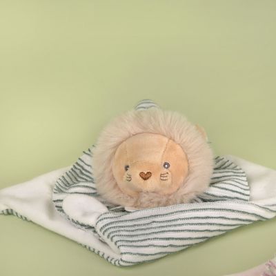 Doudou Les Chouchoux Lion blanc (20 cm)