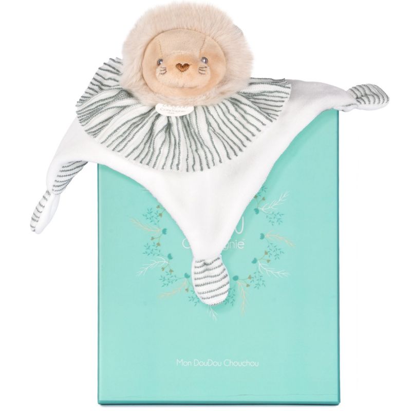 Doudou Les Chouchoux Lion blanc (20 cm) Doudou et Compagnie Produit 1