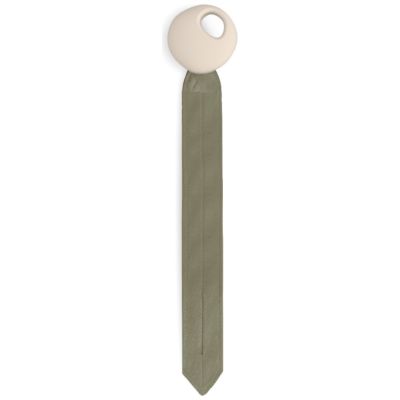Attache-tétine Pebble Kaki et Sand Elhée