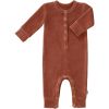 Pyjama en velours bio Copper (0-3 mois : 50 à 60 cm) - Fresk