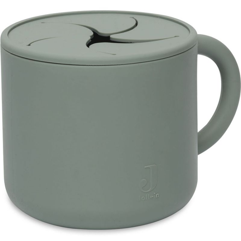 Tasse à goûter en silicone Ash Green Jollein