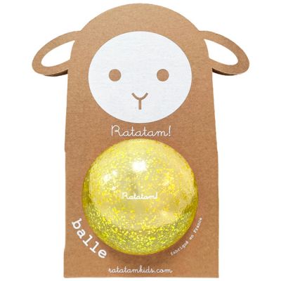 Ballon bulle Jaune (10 cm)