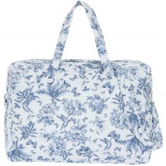 Sac à langer Toile de Jouy bleu - Tartine et Chocolat