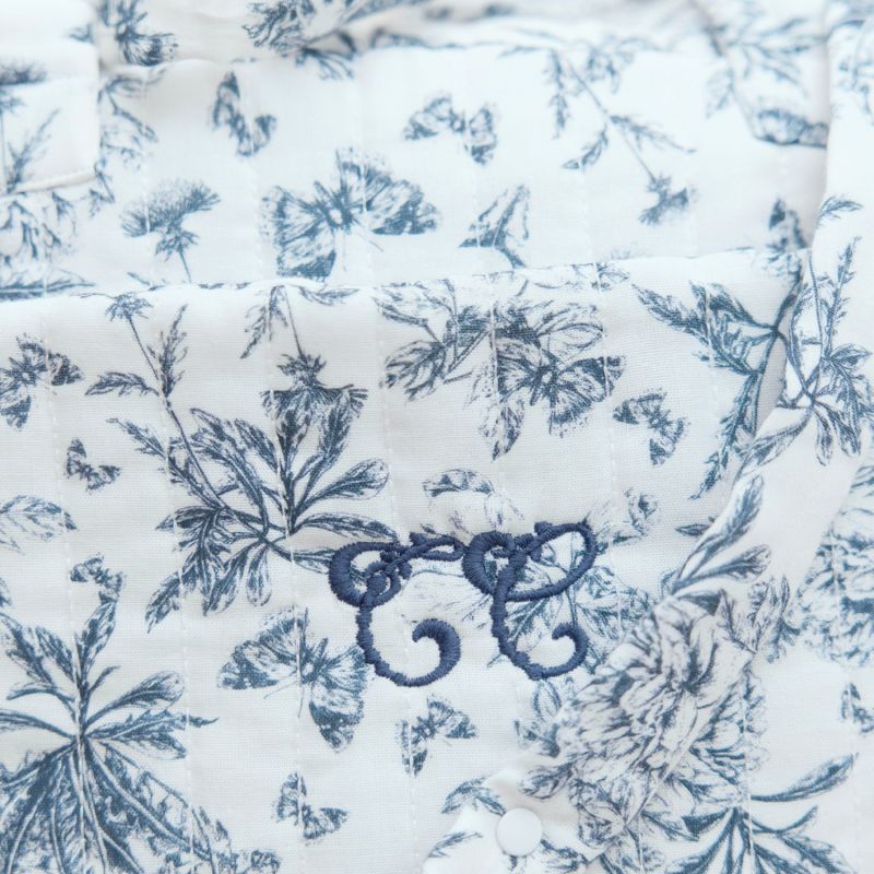 Sac à langer Toile de Jouy bleu Tartine et Chocolat Ambiance 3