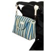 Sac pour poussette Stories Édition limitée Green blue stripes Nobodinoz Produit 2