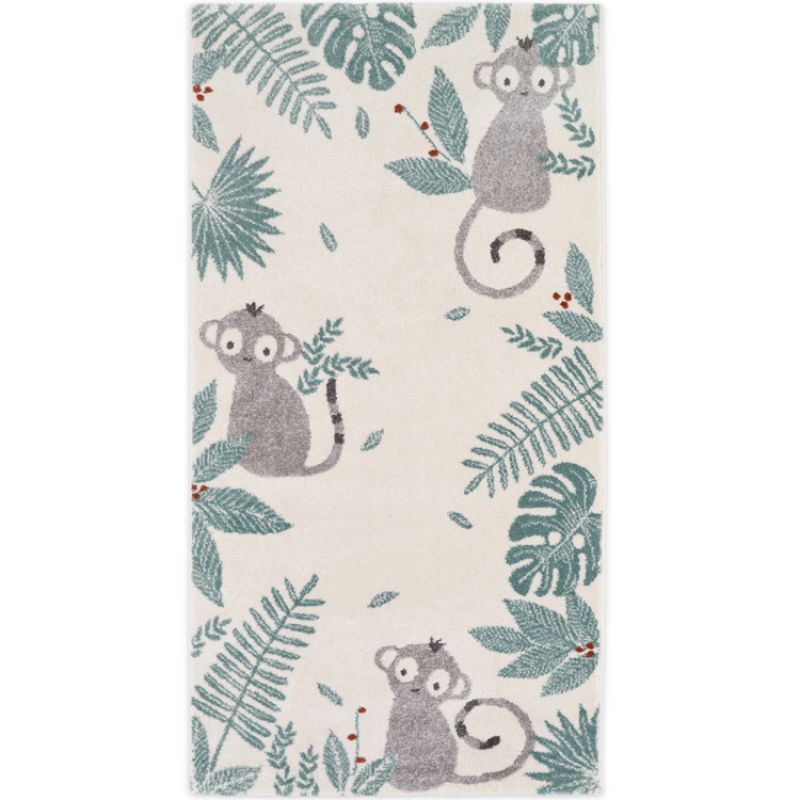 Tapis Paradise Monkey gris (80 x 150 cm) Nattiot