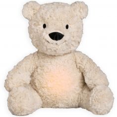 Bo l’ours avec entraîneur de sommeil Warm Linen - Baby's Only