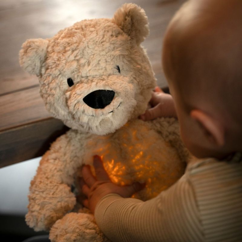 Bo l’ours avec entraîneur de sommeil Warm Linen Baby's Only Ambiance 7