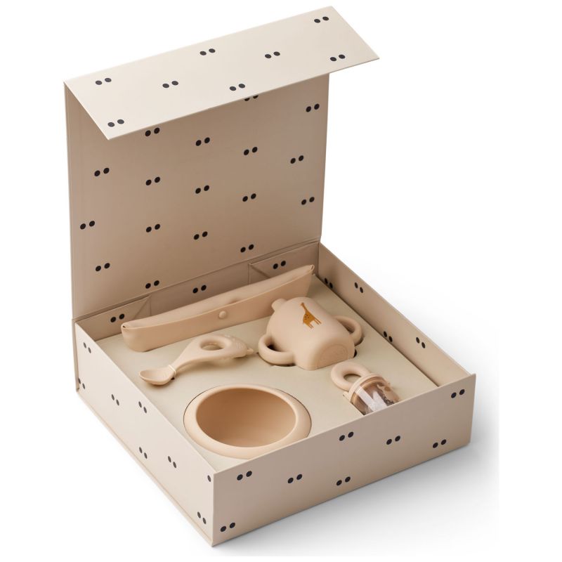 Coffret repas Mileah Apple Blossom (5 pièces) Liewood Produit ouvert 2